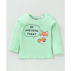 Babyhug Cotton Full Sleeves T-Shirt Fox Print Pack of 5 - Blue & Orange
