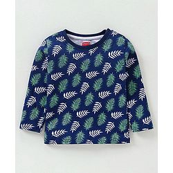 Babyhug Cotton Full Sleeves T-Shirt Fox Print Pack of 5 - Blue & Orange