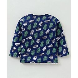 Babyhug Cotton Full Sleeves T-Shirt Fox Print Pack of 5 - Blue & Orange
