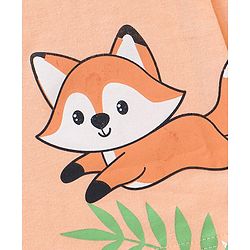 Babyhug Cotton Full Sleeves T-Shirt Fox Print Pack of 5 - Blue & Orange