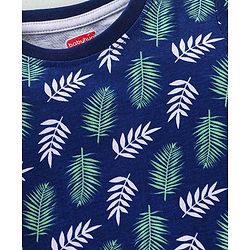 Babyhug Cotton Full Sleeves T-Shirt Fox Print Pack of 5 - Blue & Orange