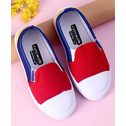 Cute Walk by Babyhug Slip On Casual Shoes Color Block - Red