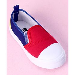 Cute Walk by Babyhug Slip On Casual Shoes Color Block - Red