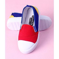 Cute Walk by Babyhug Slip On Casual Shoes Color Block - Red