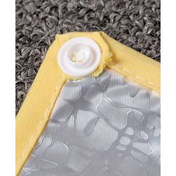 Babyhug Diaper Changing Mat Set of 3 with Removable waterproof Sheet Circle Print-Yellow