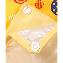 Babyhug Diaper Changing Mat Set of 3 with Removable waterproof Sheet Circle Print-Yellow