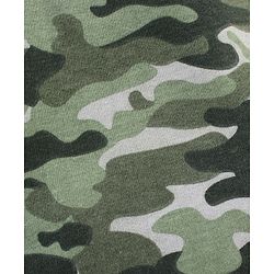Babyhug Knit Knee Length Shorts Printed - Green