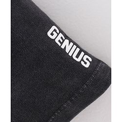 Babyhug Knit Knee Length Solid Shorts - Charcoal