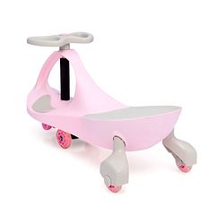 Babyhug Champion Kids Swing Car With LED Wheels (Colour May Vary)