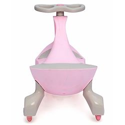 Babyhug Champion Kids Swing Car With LED Wheels (Colour May Vary)