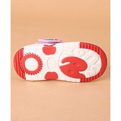 Cute Walk by Babyhug Velcro Closure Sandals Whale Patch - Pink