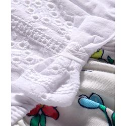 Babyhug 100% Cotton Sleevelees Shine Print Frock - Pink