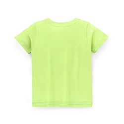 Babyhug Cotton Knit Half Sleeves Cut & Sew T-Shirt Mickey Mouse Print - Blue & Green