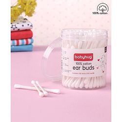 Babyhug Paper Stick Cotton Buds - 100 Pieces (Product Packaging May Vary)