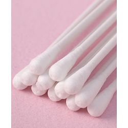 Babyhug Paper Stick Cotton Buds - 100 Pieces (Product Packaging May Vary)