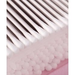 Babyhug 100% Pure Cotton Buds with Eco-Friendly Paper Sticks  200 Pieces | Soft | Safe | Gentle for Babies