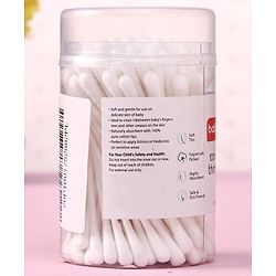Babyhug Paper Stick Thin Cotton Buds - 100 Pieces
