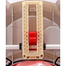Babyhug Champ 2 in 1 Multifunctional Rocker cum Walker with Lights I Musical Play tray cum feeding tray - Pink| Removable Foot Mat| Smooth Swivel Wheels| Compact Fold