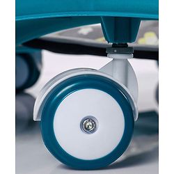 Babyhug Unicorn Foldable Baby Walker Cum Rocker With Sun Shade - Blue