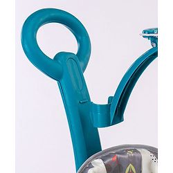 Babyhug Unicorn Foldable Baby Walker Cum Rocker With Sun Shade - Blue