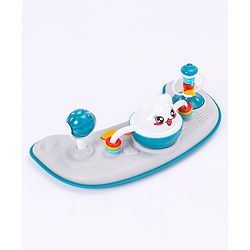 Babyhug Unicorn Foldable Baby Walker Cum Rocker With Sun Shade - Blue