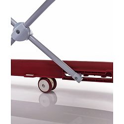 Babyhug Little Racer Car Shape Walker - Blue| Removable Toy Tray| Smooth Swivel Wheels| Light & Music| Comfortable Seat