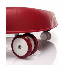 Babyhug Little Racer Car Shape Walker - Blue| Removable Toy Tray| Smooth Swivel Wheels| Light & Music| Comfortable Seat