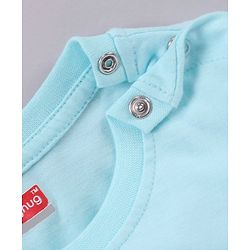 Babyhug Half Sleeves Cotton T-Shirt Republic Day Print - Blue