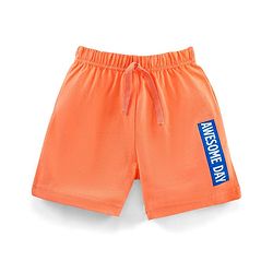 Babyhug Cotton Knit Mid Thigh Length Striped Shorts Pack of 3 - White Orange Blue