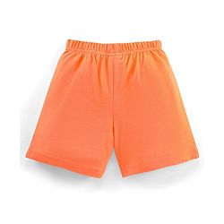 Babyhug Cotton Knit Mid Thigh Length Striped Shorts Pack of 3 - White Orange Blue