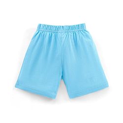 Babyhug Cotton Knit Mid Thigh Length Striped Shorts Pack of 3 - White Orange Blue