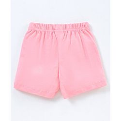 Babyhug Cotton Knit Mid Thigh Length Short Strawberry Print Pack of 3 - Pink & Navy Blue