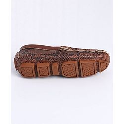 Cute Walk by Babyhug Slip On Formal Shoes- Brown