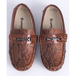 Cute Walk by Babyhug Slip On Formal Shoes- Brown