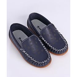 Cute Walk by Babyhug Formal Loafer Shoes - Navy Blue