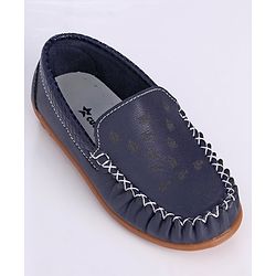 Cute Walk by Babyhug Formal Loafer Shoes - Navy Blue