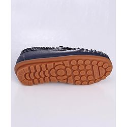 Cute Walk by Babyhug Formal Loafer Shoes - Navy Blue
