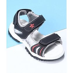 Cute Walk by Babyhug Velcro Closure Sandals- Black