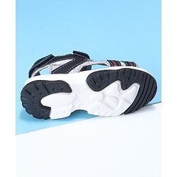 Cute Walk by Babyhug Velcro Closure Sandals- Black