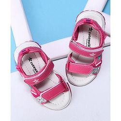 Cute Walk by Babyhug Velcro Closure Sandals- Fuchsia