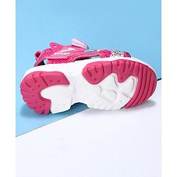 Cute Walk by Babyhug Velcro Closure Sandals- Fuchsia