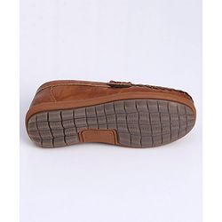 Cute Walk by Babyhug Slip On Formal Shoes - Brown