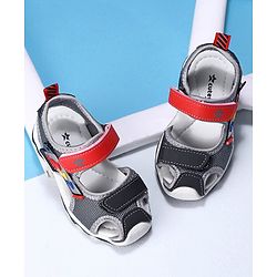 Cute Walk by Babyhug Sandals With Velcro closure - Black