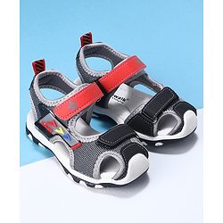 Cute Walk by Babyhug Sandals With Velcro closure - Black