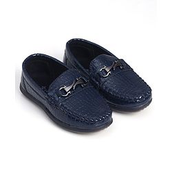 Cute Walk by Babyhug Formal Shoes - Dark Blue