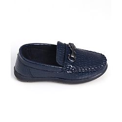 Cute Walk by Babyhug Formal Shoes - Dark Blue