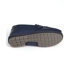 Cute Walk by Babyhug Formal Shoes - Dark Blue