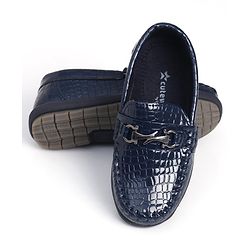Cute Walk by Babyhug Formal Shoes - Dark Blue