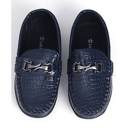 Cute Walk by Babyhug Formal Shoes - Dark Blue