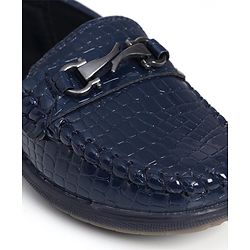 Cute Walk by Babyhug Formal Shoes - Dark Blue
